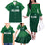 Custom Ireland Rugby Go Shamrocks Family Matching Off The Shoulder Long Sleeve Dress and Hawaiian Shirt - Wonder Print Shop