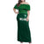 Custom Ireland Rugby Go Shamrocks Family Matching Off Shoulder Maxi Dress and Hawaiian Shirt - Wonder Print Shop