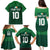 Custom Ireland Rugby Go Shamrocks Family Matching Puletasi and Hawaiian Shirt - Wonder Print Shop