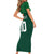 Custom Ireland Rugby Go Shamrocks Family Matching Short Sleeve Bodycon Dress and Hawaiian Shirt - Wonder Print Shop