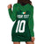 Custom Ireland Rugby Go Shamrocks Hoodie Dress - Wonder Print Shop