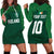 Custom Ireland Rugby Go Shamrocks Hoodie Dress - Wonder Print Shop