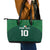 Custom Ireland Rugby Go Shamrocks Leather Tote Bag - Wonder Print Shop