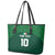 Custom Ireland Rugby Go Shamrocks Leather Tote Bag - Wonder Print Shop