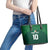 Custom Ireland Rugby Go Shamrocks Leather Tote Bag - Wonder Print Shop