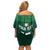 Custom Ireland Rugby Go Shamrocks Off Shoulder Short Dress - Wonder Print Shop