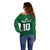 Custom Ireland Rugby Go Shamrocks Off Shoulder Sweater - Wonder Print Shop