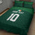 Custom Ireland Rugby Go Shamrocks Quilt Bed Set