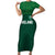 Custom Ireland Rugby Go Shamrocks Short Sleeve Bodycon Dress