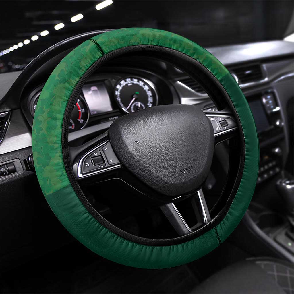 Ireland Rugby Go Shamrocks Steering Wheel Cover