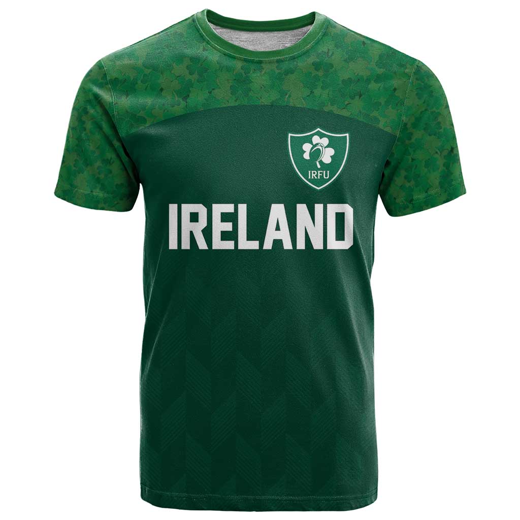 Custom Ireland Rugby Go Shamrocks T Shirt