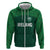 Custom Ireland Rugby Go Shamrocks Zip Hoodie