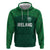 Custom Ireland Rugby Go Shamrocks Zip Hoodie