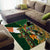 Personalized South Africa Versus Ireland Rugby Area Rug The Springbok Mascot and Celtic Cross Together - Wonder Print Shop