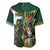 Personalized South Africa Versus Ireland Rugby Baseball Jersey The Springbok Mascot and Celtic Cross Together - Wonder Print Shop