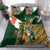 Personalized South Africa Versus Ireland Rugby Bedding Set The Springbok Mascot and Celtic Cross Together - Wonder Print Shop