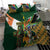 Personalized South Africa Versus Ireland Rugby Bedding Set The Springbok Mascot and Celtic Cross Together - Wonder Print Shop