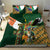 Personalized South Africa Versus Ireland Rugby Bedding Set The Springbok Mascot and Celtic Cross Together - Wonder Print Shop