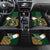 Personalized South Africa Versus Ireland Rugby Car Mats The Springbok Mascot and Celtic Cross Together - Wonder Print Shop