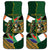 Personalized South Africa Versus Ireland Rugby Car Mats The Springbok Mascot and Celtic Cross Together - Wonder Print Shop