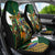 Personalized South Africa Versus Ireland Rugby Car Seat Cover The Springbok Mascot and Celtic Cross Together - Wonder Print Shop