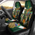 Personalized South Africa Versus Ireland Rugby Car Seat Cover The Springbok Mascot and Celtic Cross Together - Wonder Print Shop