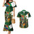 Personalized South Africa Versus Ireland Rugby Couples Matching Mermaid Dress and Hawaiian Shirt The Springbok Mascot and Celtic Cross Together - Wonder Print Shop