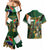 Personalized South Africa Versus Ireland Rugby Couples Matching Mermaid Dress and Hawaiian Shirt The Springbok Mascot and Celtic Cross Together - Wonder Print Shop