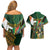 Personalized South Africa Versus Ireland Rugby Couples Matching Off Shoulder Short Dress and Hawaiian Shirt The Springbok Mascot and Celtic Cross Together - Wonder Print Shop