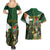 Personalized South Africa Versus Ireland Rugby Couples Matching Summer Maxi Dress and Hawaiian Shirt The Springbok Mascot and Celtic Cross Together - Wonder Print Shop