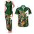 Personalized South Africa Versus Ireland Rugby Couples Matching Tank Maxi Dress and Hawaiian Shirt The Springbok Mascot and Celtic Cross Together - Wonder Print Shop