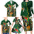 Personalized South Africa Versus Ireland Rugby Family Matching Long Sleeve Bodycon Dress and Hawaiian Shirt The Springbok Mascot and Celtic Cross Together - Wonder Print Shop