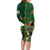 Personalized South Africa Versus Ireland Rugby Family Matching Long Sleeve Bodycon Dress and Hawaiian Shirt The Springbok Mascot and Celtic Cross Together - Wonder Print Shop