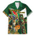 Personalized South Africa Versus Ireland Rugby Family Matching Mermaid Dress and Hawaiian Shirt The Springbok Mascot and Celtic Cross Together - Wonder Print Shop