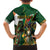 Personalized South Africa Versus Ireland Rugby Family Matching Off Shoulder Maxi Dress and Hawaiian Shirt The Springbok Mascot and Celtic Cross Together - Wonder Print Shop