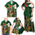 Personalized South Africa Versus Ireland Rugby Family Matching Off Shoulder Maxi Dress and Hawaiian Shirt The Springbok Mascot and Celtic Cross Together - Wonder Print Shop