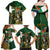 Personalized South Africa Versus Ireland Rugby Family Matching Off Shoulder Maxi Dress and Hawaiian Shirt The Springbok Mascot and Celtic Cross Together - Wonder Print Shop