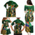 Personalized South Africa Versus Ireland Rugby Family Matching Puletasi and Hawaiian Shirt The Springbok Mascot and Celtic Cross Together - Wonder Print Shop