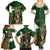 Personalized South Africa Versus Ireland Rugby Family Matching Summer Maxi Dress and Hawaiian Shirt The Springbok Mascot and Celtic Cross Together - Wonder Print Shop