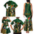 Personalized South Africa Versus Ireland Rugby Family Matching Tank Maxi Dress and Hawaiian Shirt The Springbok Mascot and Celtic Cross Together - Wonder Print Shop