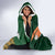 Personalized South Africa Versus Ireland Rugby Hooded Blanket The Springbok Mascot and Celtic Cross Together