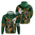 Personalized South Africa Versus Ireland Rugby Hoodie The Springbok Mascot and Celtic Cross Together - Wonder Print Shop