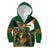 Personalized South Africa Versus Ireland Rugby Kid Hoodie The Springbok Mascot and Celtic Cross Together - Wonder Print Shop