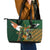 Personalized South Africa Versus Ireland Rugby Leather Tote Bag The Springbok Mascot and Celtic Cross Together - Wonder Print Shop