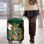 Personalized South Africa Versus Ireland Rugby Luggage Cover The Springbok Mascot and Celtic Cross Together - Wonder Print Shop