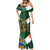 Personalized South Africa Versus Ireland Rugby Mermaid Dress The Springbok Mascot and Celtic Cross Together - Wonder Print Shop