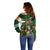 Personalized South Africa Versus Ireland Rugby Off Shoulder Sweater The Springbok Mascot and Celtic Cross Together - Wonder Print Shop