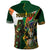 Personalized South Africa Versus Ireland Rugby Polo Shirt The Springbok Mascot and Celtic Cross Together - Wonder Print Shop