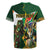 Personalized South Africa Versus Ireland Rugby Rugby Jersey The Springbok Mascot and Celtic Cross Together