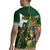 Personalized South Africa Versus Ireland Rugby Rugby Jersey The Springbok Mascot and Celtic Cross Together